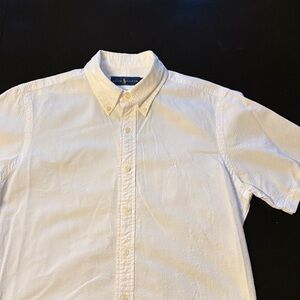 Ralph Lauren Classic White Button Down Shirt